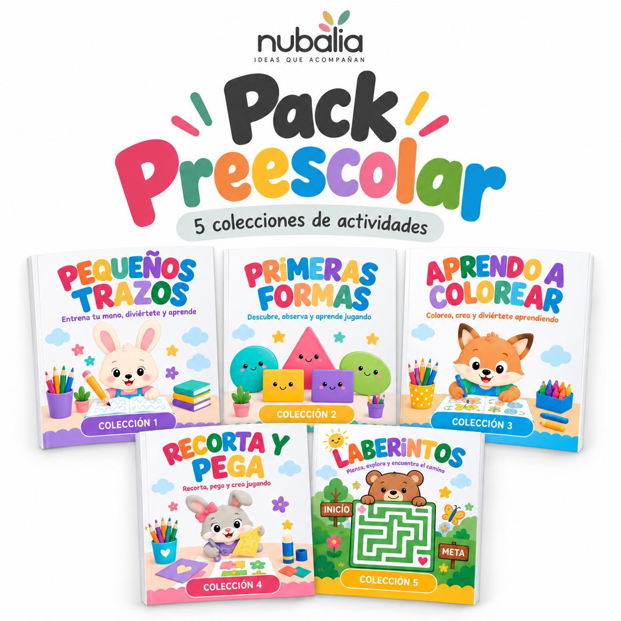 Pack Preescolar Inicial (3–6 años): imagen 1