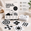 tj bebes 1 Tarjetas de estimulación visual · 0–6 meses