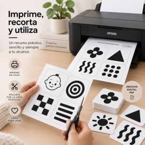 Tarjetas de estimulación visual · 0–6 meses: imagen 3