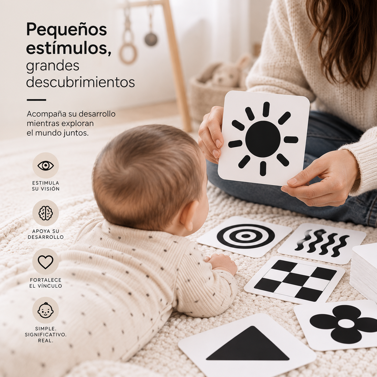 Tarjetas de estimulación visual · 0–6 meses: imagen 2